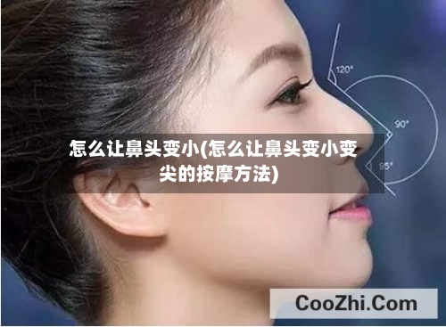 怎么让鼻头变小(怎么让鼻头变小变尖的按摩方法)-第2张图片