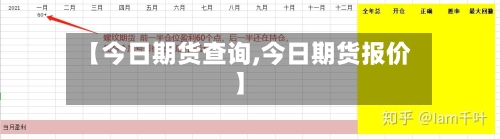 【今日期货查询,今日期货报价】-第2张图片