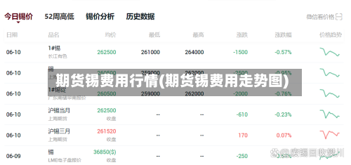 期货锡费用行情(期货锡费用走势图)-第3张图片