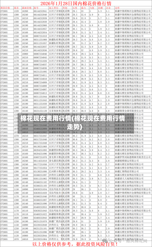 棉花现在费用行情(棉花现在费用行情走势)-第3张图片