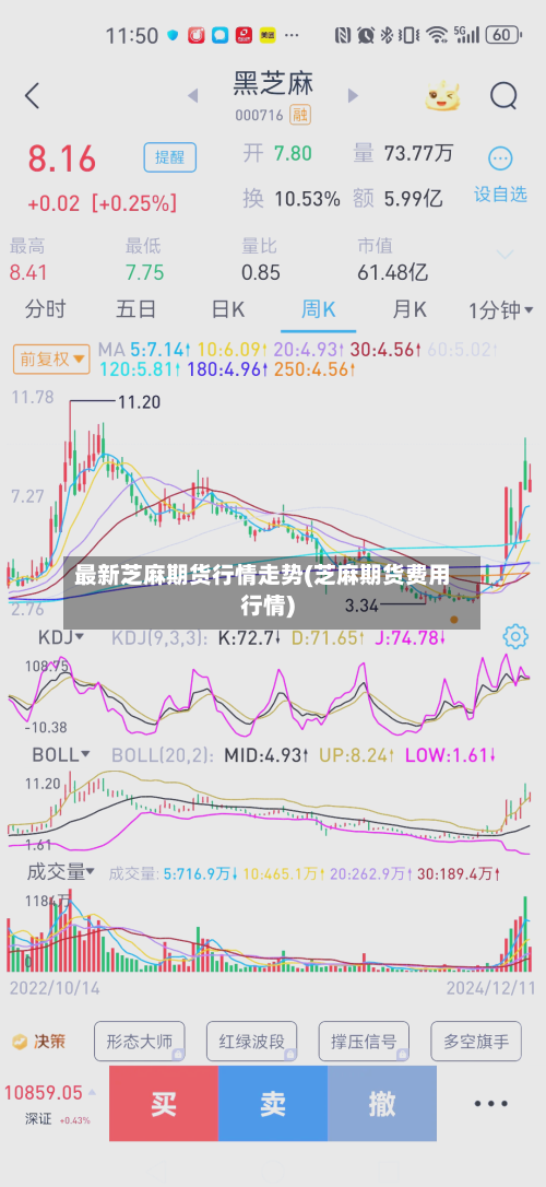 最新芝麻期货行情走势(芝麻期货费用行情)