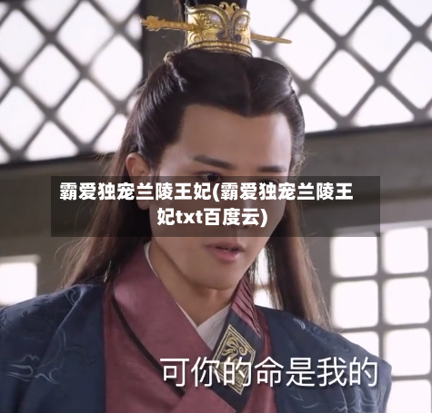 霸爱独宠兰陵王妃(霸爱独宠兰陵王妃txt百度云)
