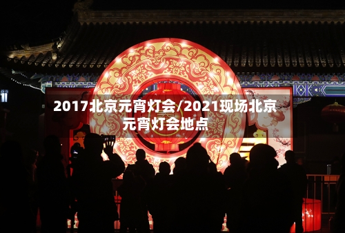 2017北京元宵灯会/2021现场北京元宵灯会地点