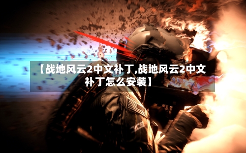 【战地风云2中文补丁,战地风云2中文补丁怎么安装】-第2张图片