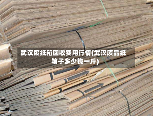 武汉废纸箱回收费用行情(武汉废品纸箱子多少钱一斤)-第2张图片