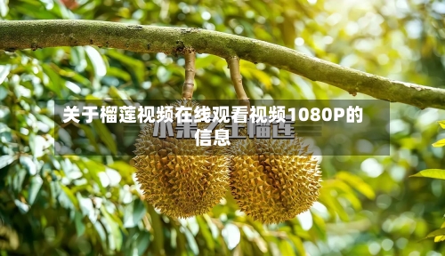 关于榴莲视频在线观看视频1080P的信息-第3张图片
