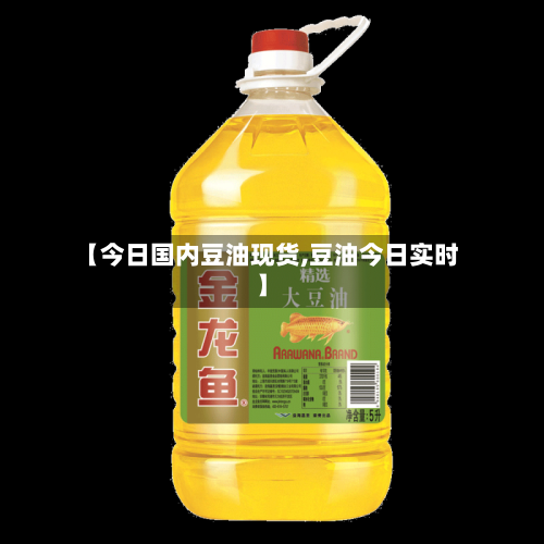 【今日国内豆油现货,豆油今日实时】