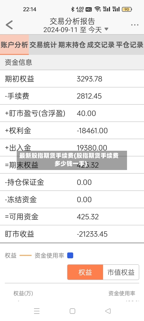 最新股指期货手续费(股指期货手续费多少钱一手)-第3张图片