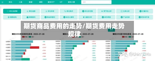 期货商品费用的走势/期货费用走势规律